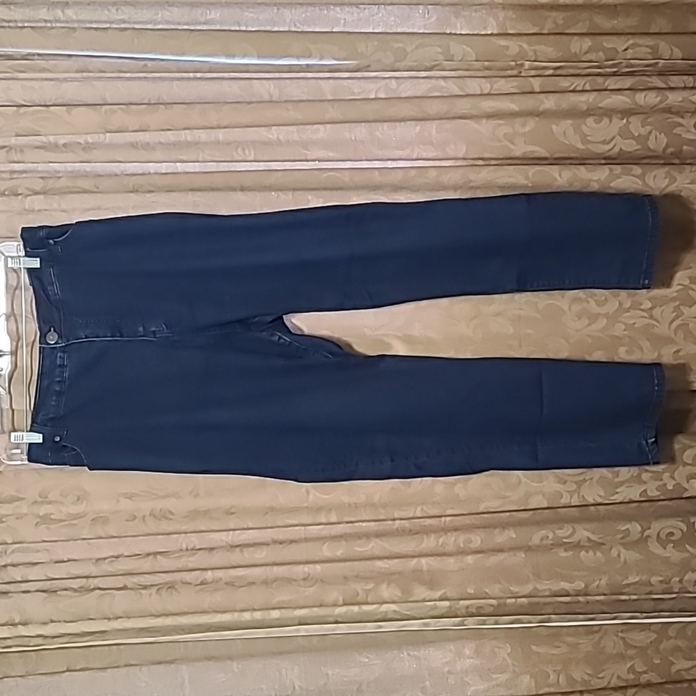 Dark denim jeans plus size average length